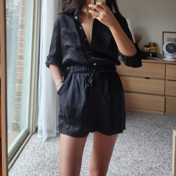 Cinq a sept silky romper - Picture 4 of 9